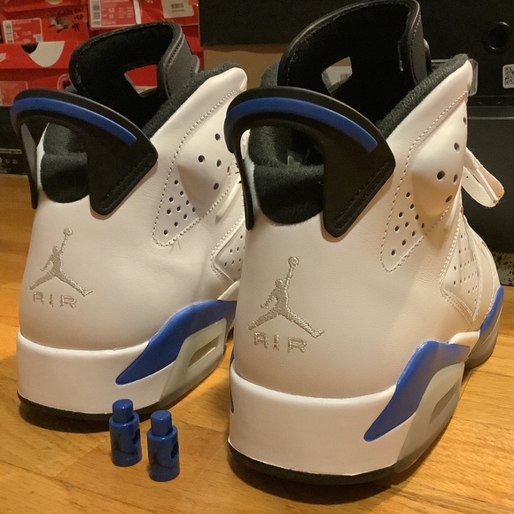 Nike Air Jordan 6 Retro Sport Blue (2014) Mens Size 10 - Picture 12 of 15
